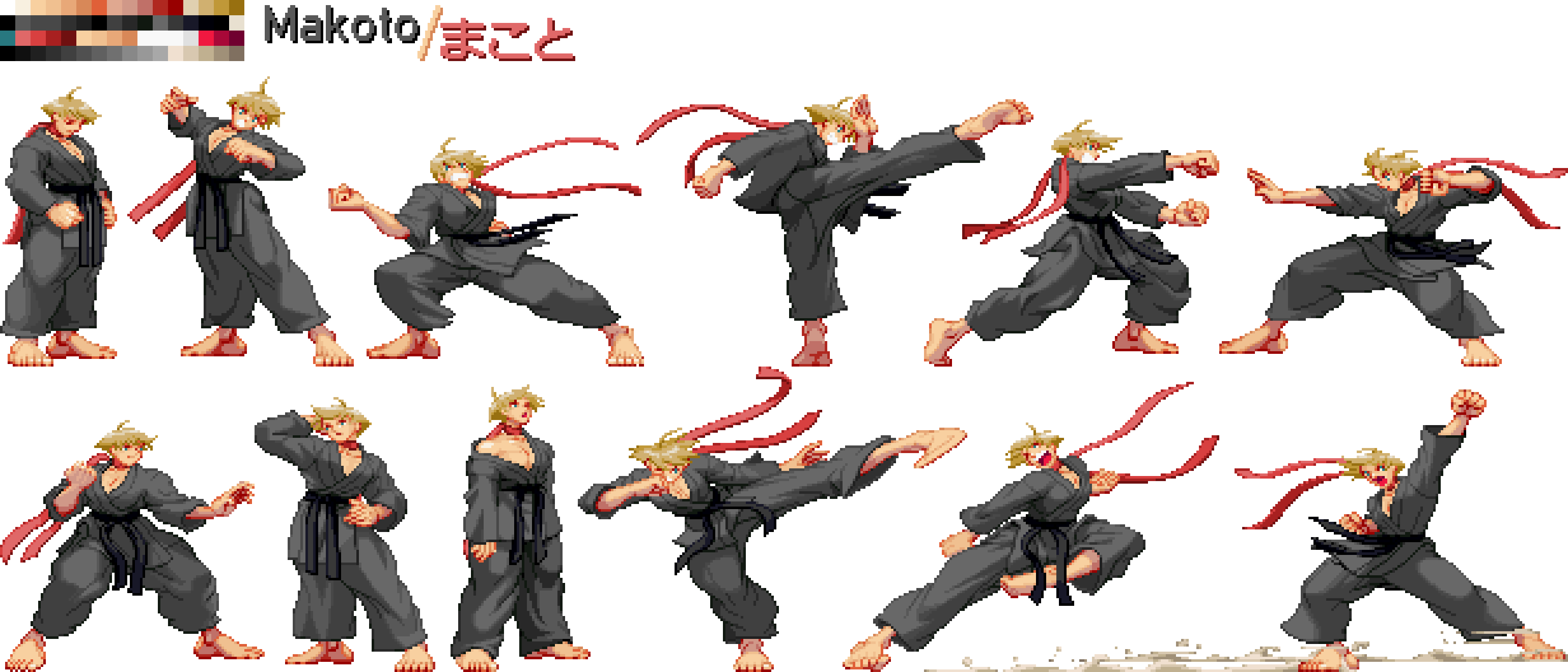 Blonde Makoto